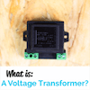 Small black voltage transformer